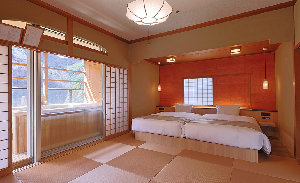 温泉露天風呂付和洋室/50~64平米【聚楽第】