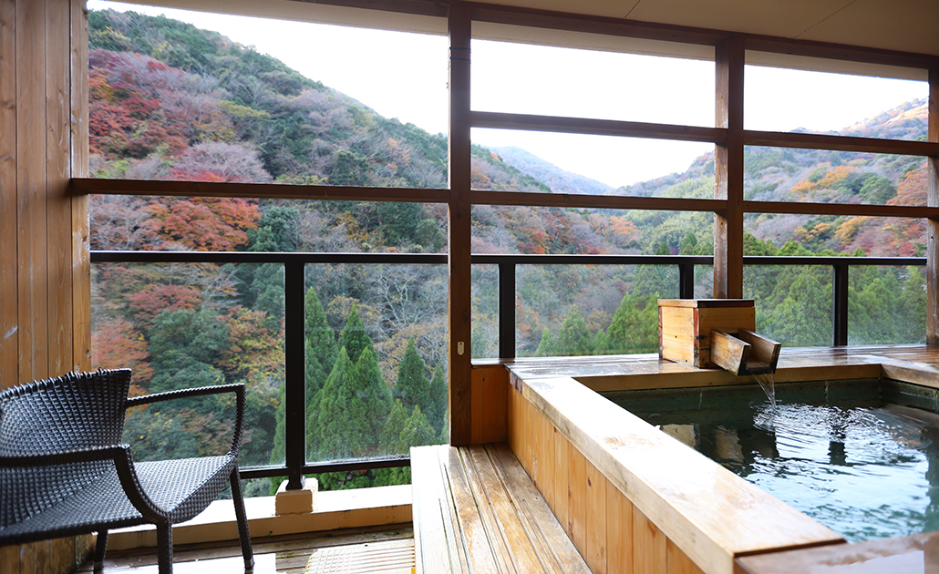 温泉露天風呂付和洋室/50~64平米【聚楽第】